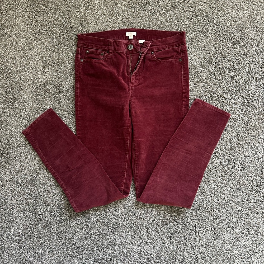 Velvet J Crew stretch straight leg pants